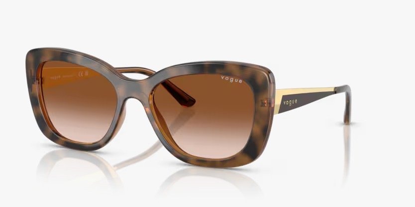 Óculos Solar VOGUE 5588-SL 55-18 W65613 (Marrom Tartaruga) 140 2N