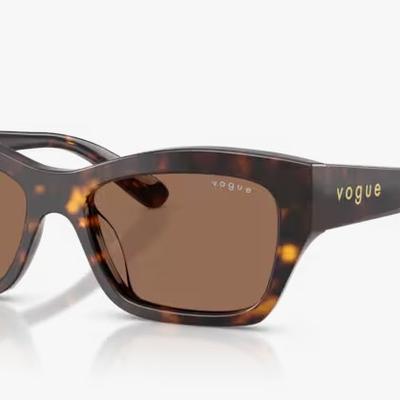 Óculos Solar VOGUE 5658-SU 53-17 W65673 (Marrom Tartaruga) 140 3N