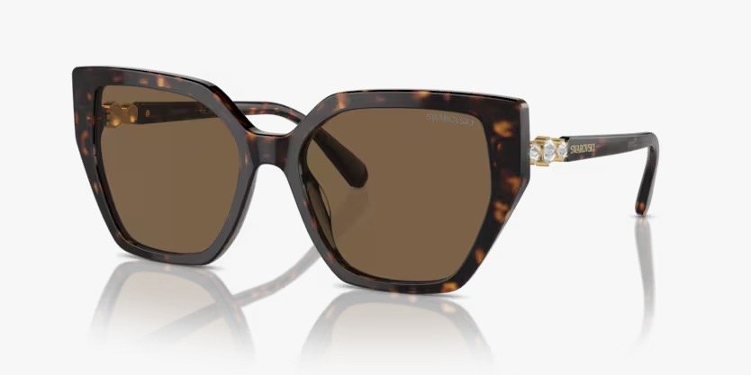 Óculos Solar SWAROVSKI 6016 56-18 100273 (Marrom Tartaruga) 140 3N