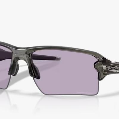 Óculos Solar Esportivo OAKLEY OO9488 (FLAK 2.0) 63-10 1063 (Cinza Translucido/Prizm Light Grey)