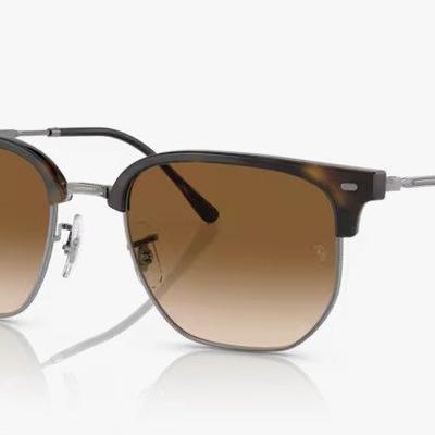 Óculos Solar RAY BAN RB4416 (NEW CLUBMASTER) 53-20 710/51 (Metal Grafite/Marrom Tartaruga)