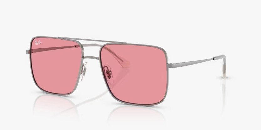 Óculos Solar RAY BAN RB3758 (ARI) 56-16 004/84 (Grafite/Rosa)
