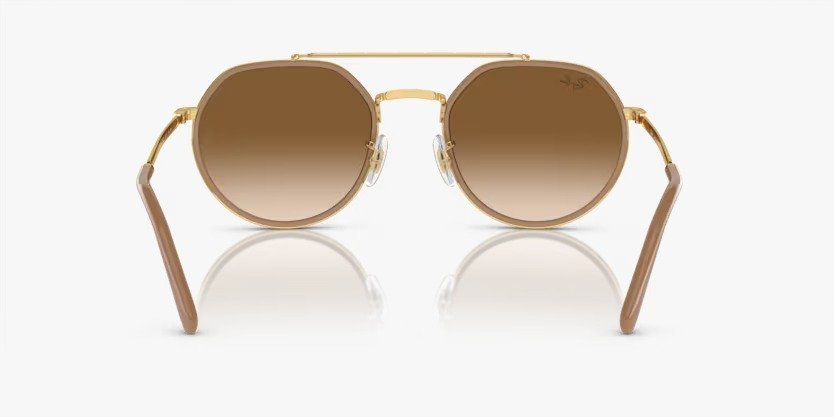 Óculos Solar RAY BAN RB3765 53-22 001/51 (Metal Dourado/Marrom Degradê)