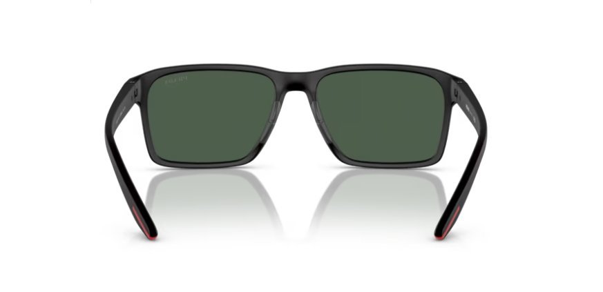 Óculos Solar PRADA LINEA ROSSA OPS 05YS 58-17 DG0-06U (Preto Emborrachado/Verde Escuro Tuning)