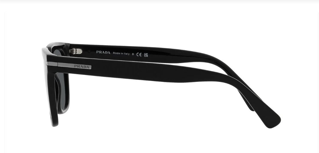 Óculos Solar PRADA OPR 04YS 56-19 1AB-07T (Preto Brilhante/Cinza)