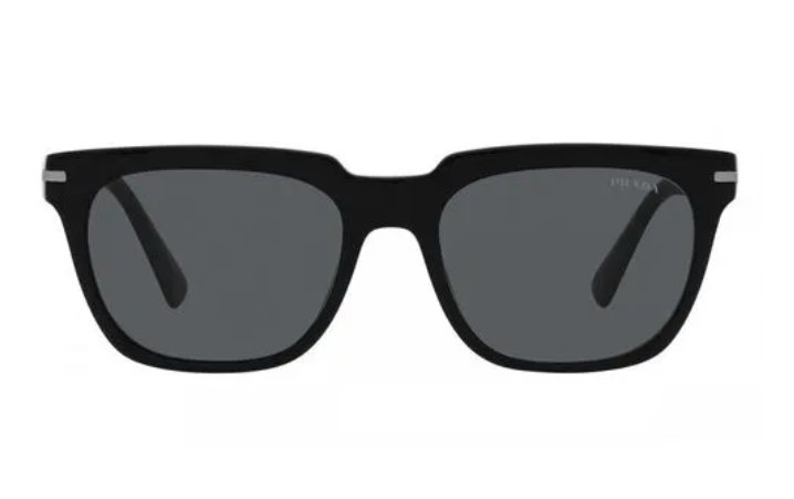 Óculos Solar PRADA OPR 04YS 56-19 1AB-07T (Preto Brilhante/Cinza)