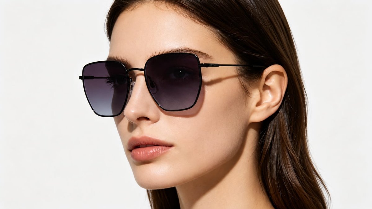 Óculos Solar JEAN MONNIER OJ8 2017 54-19 K669 (Metal Preto/Cinza Degradê) K668 (Metal Dourado Rose/Rosa Degradê) - Preto/Cinza Degrdê