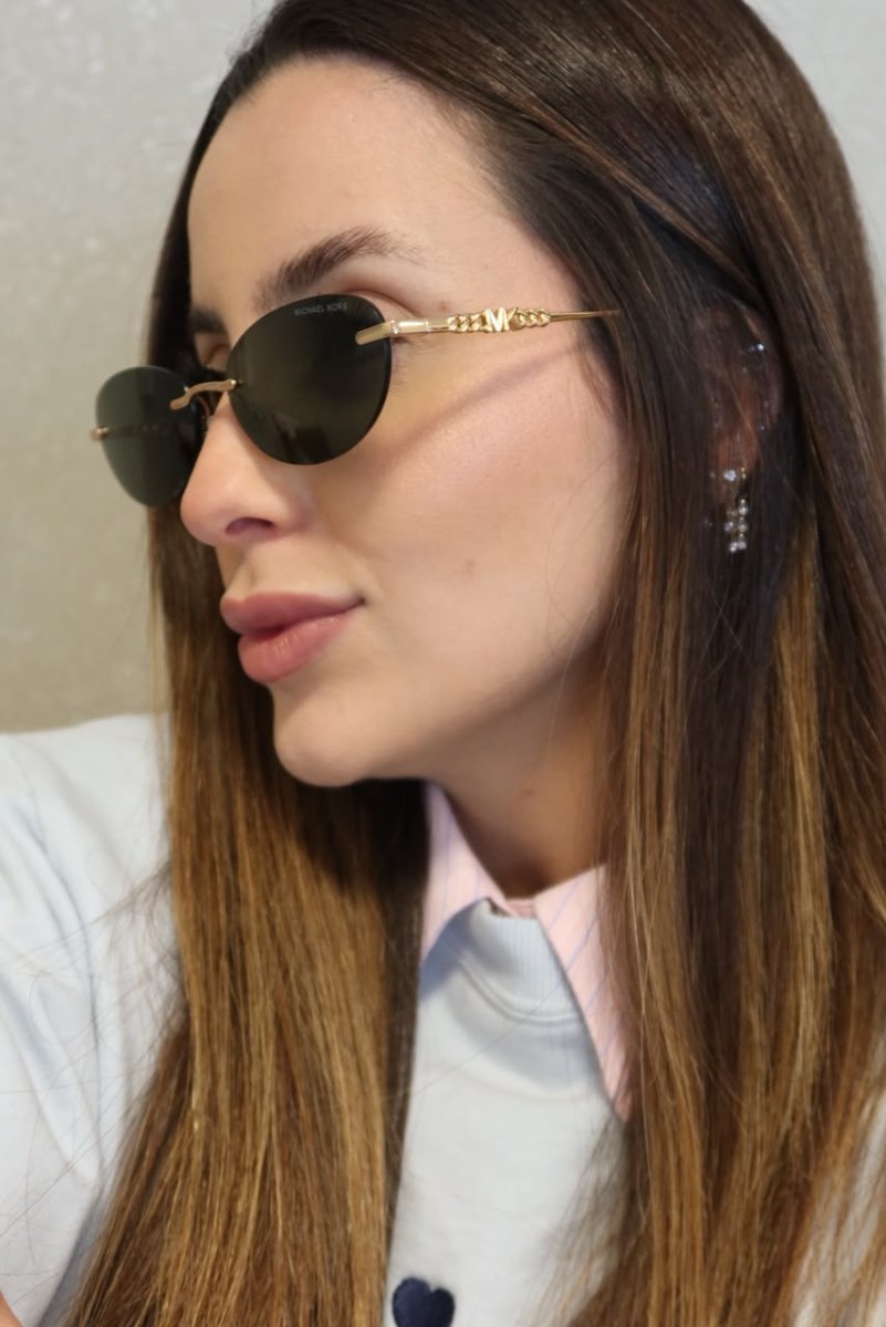 Óculos Solar MICHAEL KORS MK1151 (Manchester) 58-16 18963H (Metal Dourado/G15)