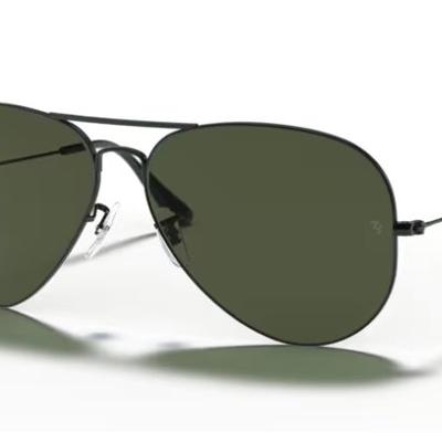 Óculos Solar RAY BAN RB3026L (AVIATOR LARGE METAL II) 62-14 L2821 (Metal Preto/Cristal G15)