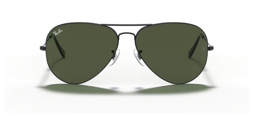Óculos Solar RAY BAN RB3026L 62-14 L2821 (Metal Preto/Cristal G15)