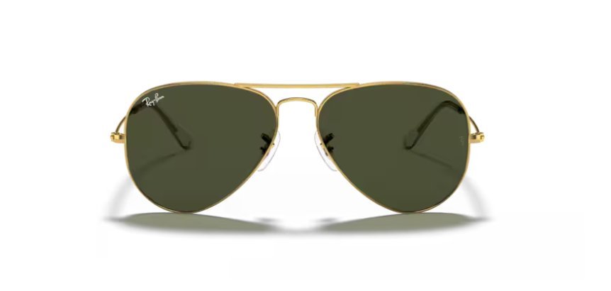 Óculos Solar RAY BAN RB3025L (AVIATOR LARGE METAL) 58-14 L0205 (Metal Dourado/G15)