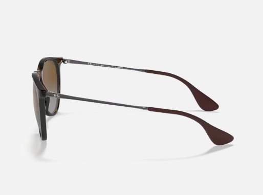 Óculos Solar RAY BAN RB 4171L (ERIKA) 54-18 710/T5 (Marrom Tartaruga Brilhante/Lentes Marrom Degrade Polarizadas)