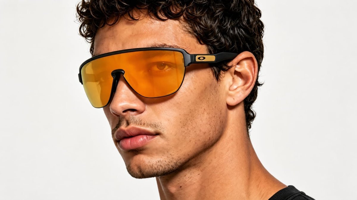 Óculos Esportivo OAKLEY OO9248 (CORRIDOR) 0342 (Acetato Cinza/Prizm Espelhado Dourado)