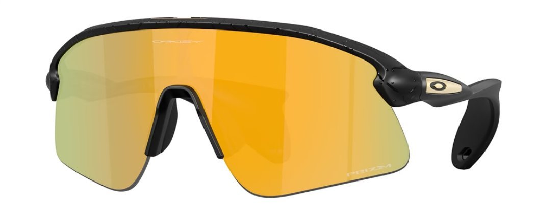 Óculos Solar Esportivo OAKLEY OO9517 (STUNT DEVIL) 1639 (Acetato Preto Fosco/Prizm Espelhado Dourado)