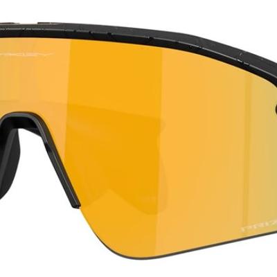 Óculos Solar Esportivo OAKLEY OO9517 (STUNT DEVIL) 1639 (Acetato Máscara Preto Fosco/Prizm Espelhado Dourado)