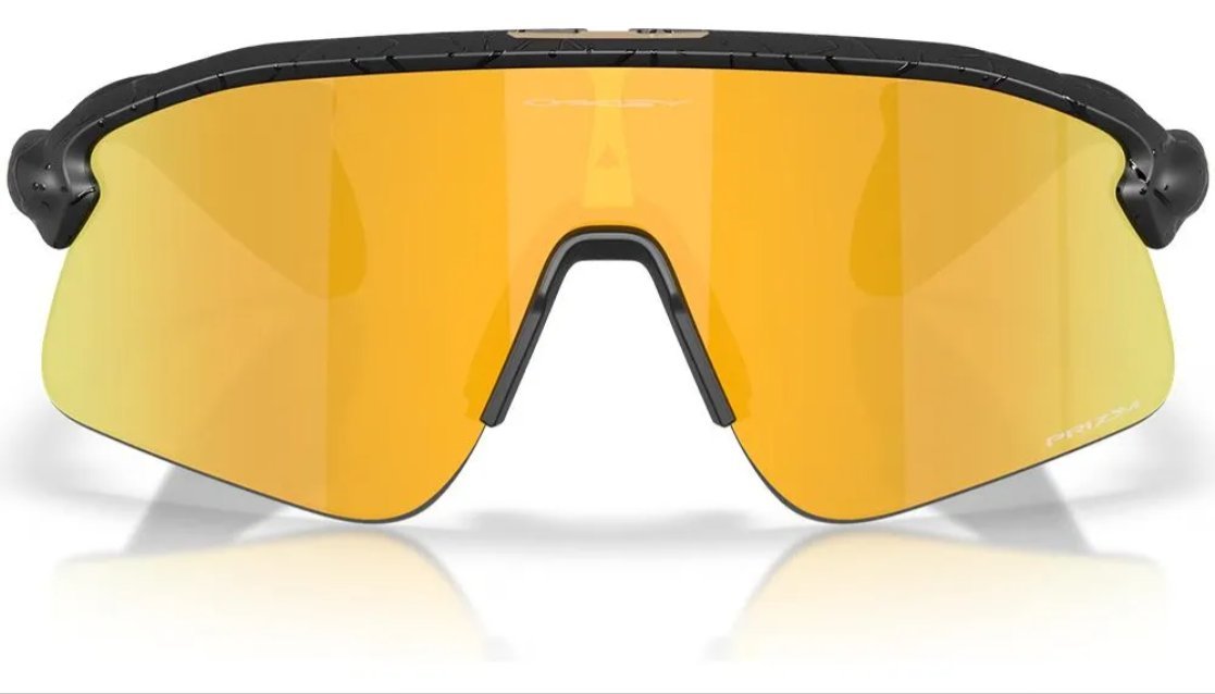Óculos Solar Esportivo OAKLEY OO9517 (STUNT DEVIL) 1639 (Acetato Preto Fosco/Prizm Espelhado Dourado)