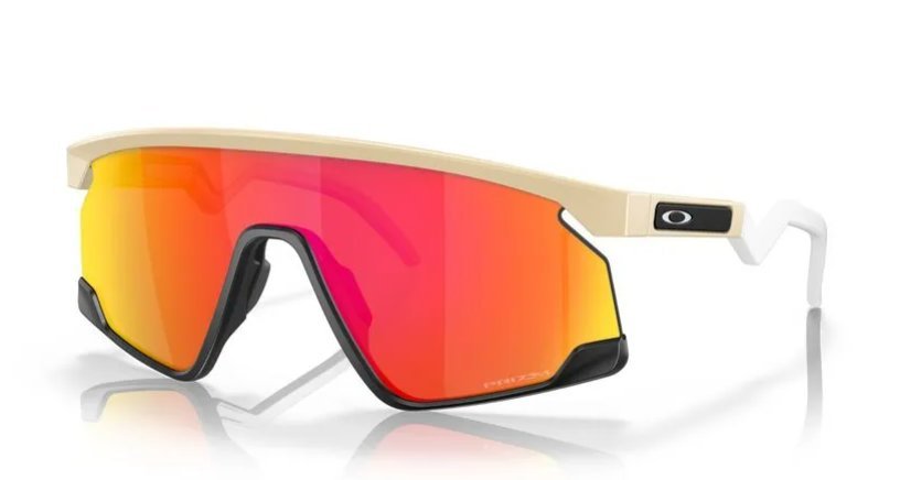 Óculos Solar Esportivo OAKLEY OO9280 (BXTR) 04 (Acetato Bege e Branco/Prizm Espelhado Laranja)