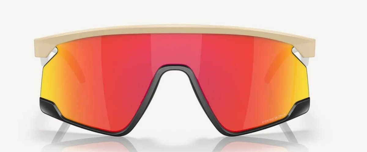 Óculos Solar Esportivo OAKLEY OO9280 (BXTR) 04 (Acetato Bege e Branco/Prizm Espelhado Laranja)