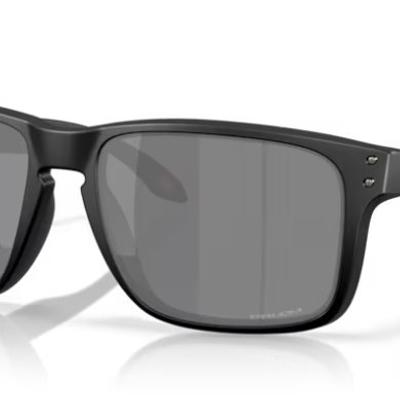 Óculos Solar Esportivo OAKLEY OO9487 (HOLBROOK XXL) 61-18 0261 (Preto Fosco/Prizm Espelhado Prata)