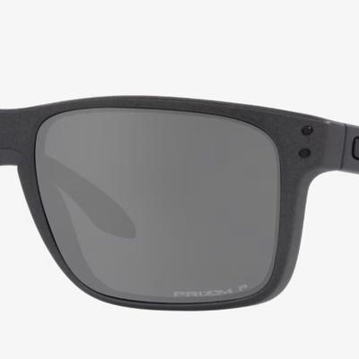Óculos Solar Esportivo OAKLEY OO9417L (HOLBROOK XL) 59-18 3059 (Acetato Grafite Metálico Fosco/Prizm Polarizado Espelhado Prata)