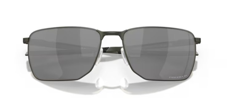 Óculos Solar Esportivo OAKLEY OO4142 (EJECTOR) 58-16 0358 (Metal Grafite Fosco/Prizm Polarizado Cinza Espelhado Prata)