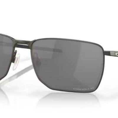 Óculos Solar Esportivo OAKLEY OO4142 (EJECTOR) 58-16 0358 (Metal Grafite Fosco/Prizm Polarizado Cinza Espelhado Prata)