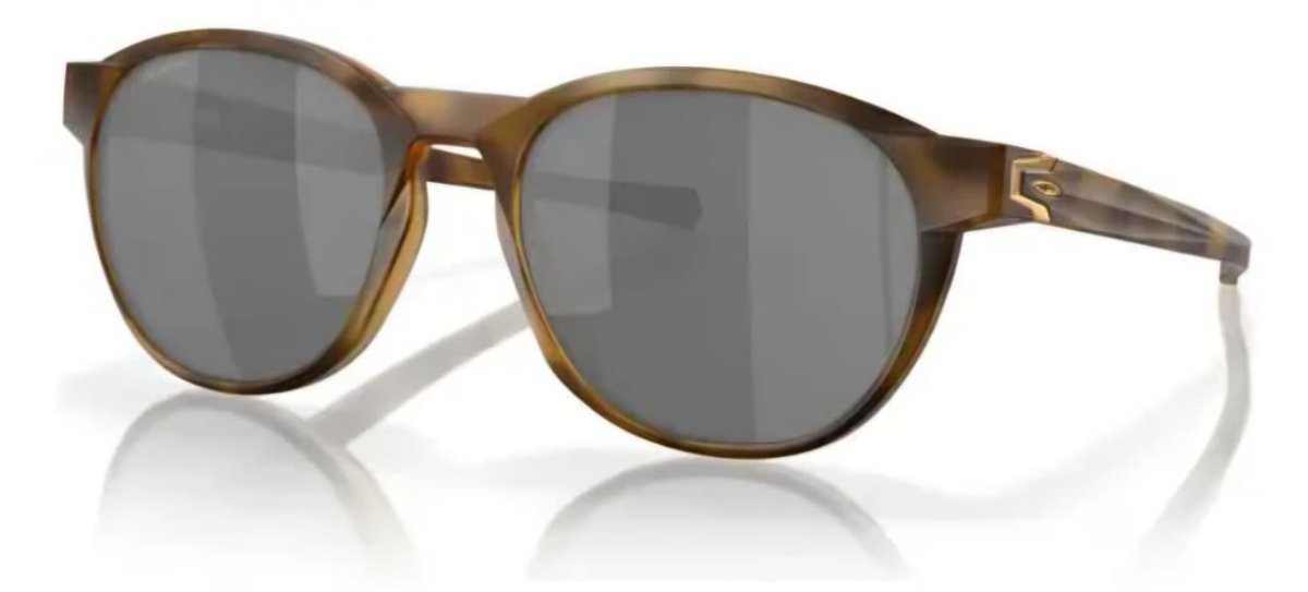 Óculos Solar Esportivo OAKLEY OO9126 (REEDMACE) 54-18 1154 (Acetato Marrom Fosco Tartaruga/Prizm Espelhado Prata)