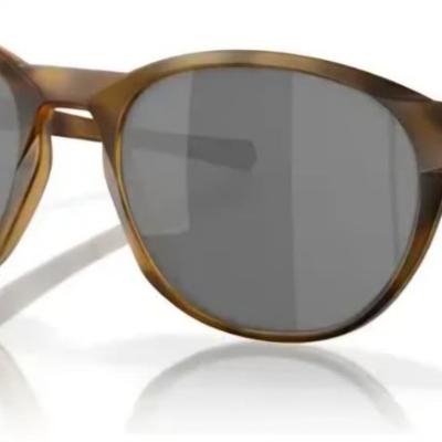 Óculos Solar Esportivo OAKLEY OO9126 (REEDMACE) 54-18 1154 (Acetato Marrom Fosco Tartaruga/Prizm Espelhado Prata)