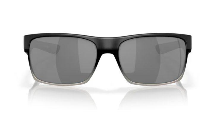 Óculos Solar Esportivo OAKLEY OO9189 (TWOFACE) 60-16 30 (Acetato Superior Preto Fosco e Alumínio Escovado Inferior/Lentes Espelhado Prata)
