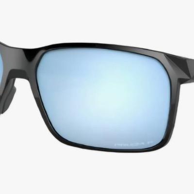 Óculos Solar Esportivo OAKLEY OO9460 (PORTAL) 59-15 0459 (Acetato Preto Brilhante/Prizm Polarizado Azul Espelhado)