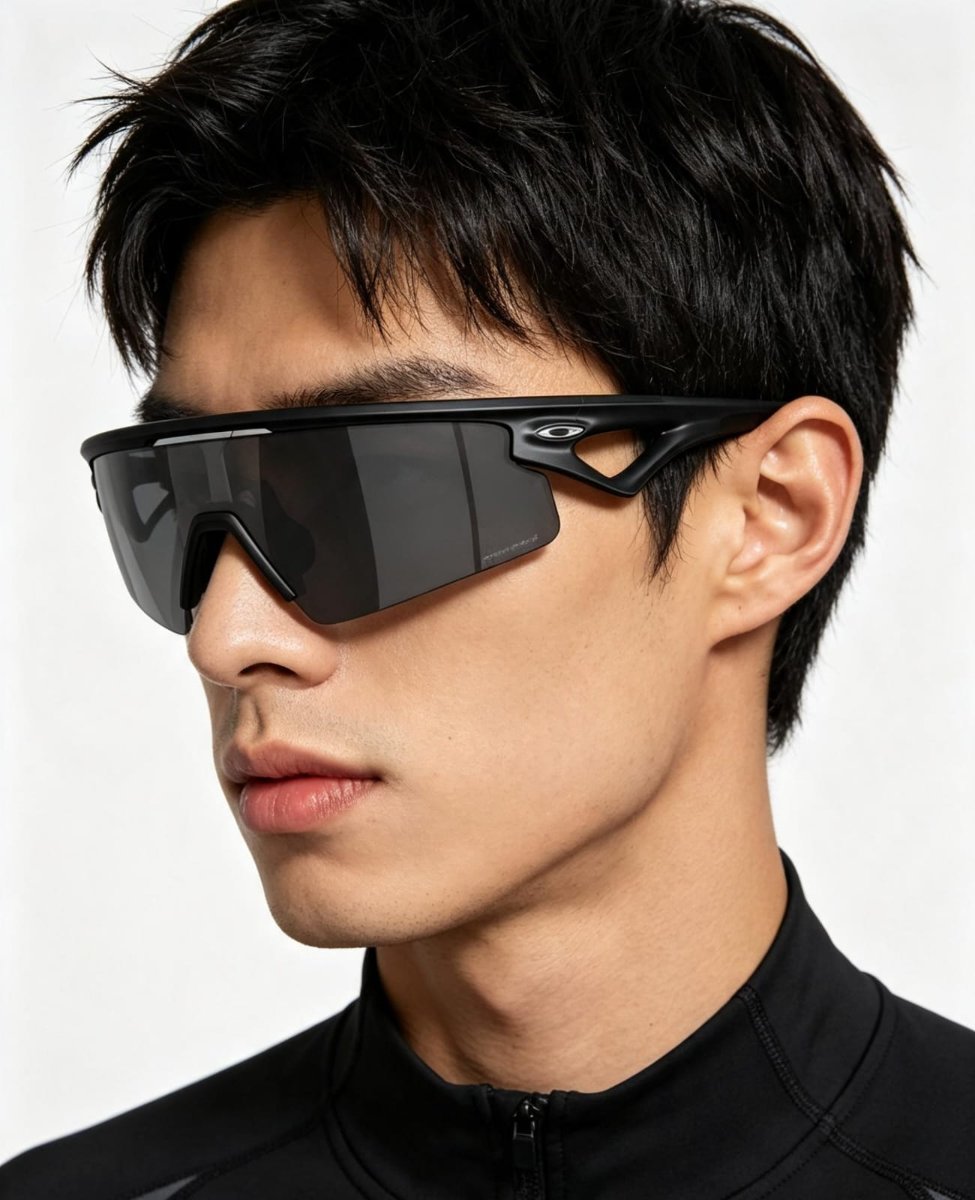 Óculos Solar Esportivo OAKLEY - OO9531 (SPHAERA STRIKE) 0137 (Acetato Máscara Preto Fosco/Prizm Black)