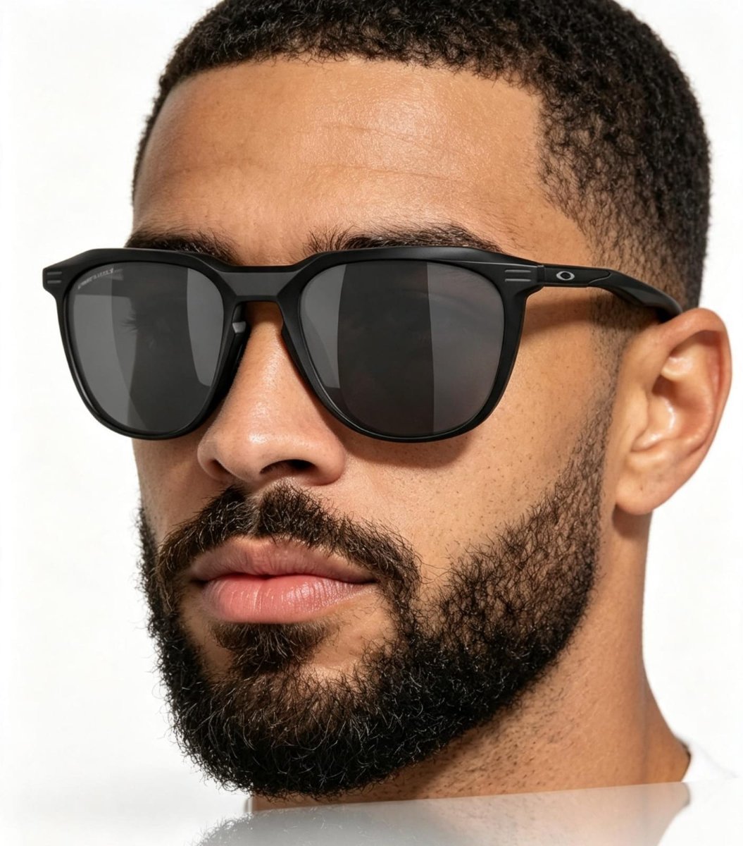 Óculos Solar Esportivo OAKLEY OO9286 (THURSO) 54-19 0154 (Acetato Preto Fosco/Prizm Cinza Espelhado Prata)
