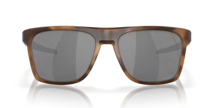 Óculos Solar Esportivo OAKLEY OO9100 (LEFFINGWELL) 57-17 1857 (Acetato Marrom Fosco Tartaruga/Prizm Polarizado Espelhado Prata)