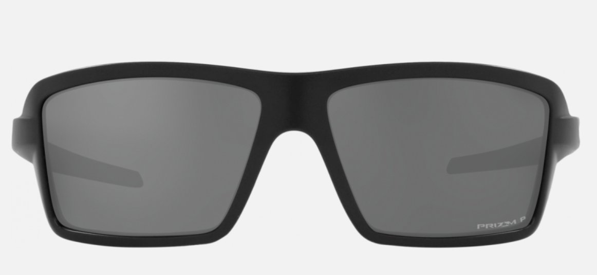 Óculos Solar Esportivo OAKLEY OO9129 (CABLES) 63-14 0263 (Acetato Preto Fosco/Prizm Polarizado Espelhado Prata)