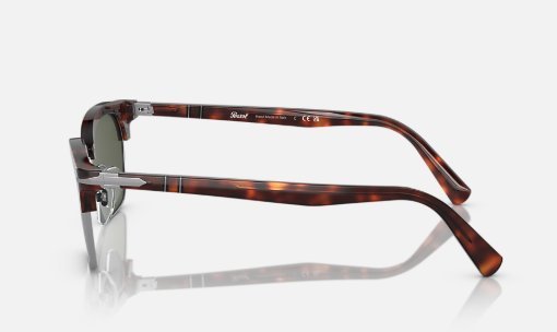 Óculos Solar Persol 3199-S 53-20 24/31 (Armação Metal Grafite e Acetato Marrom Tartaruga/Cristal G15)