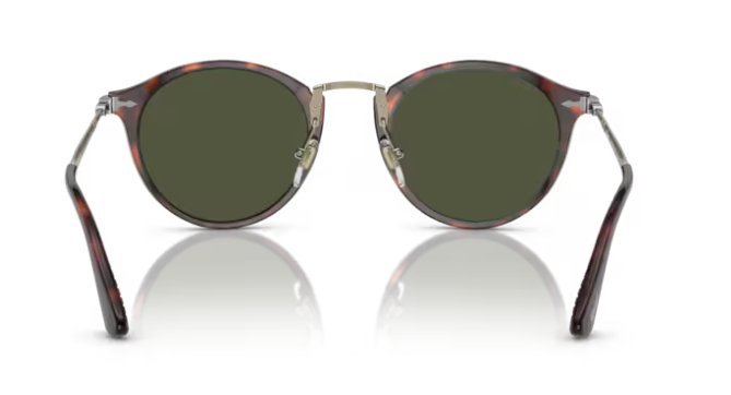 Óculos Solar PERSOL 3166-S 51-22 24/31 (Acetato Havana Marrom Degradê e Prata/Lentes Cristal G15)