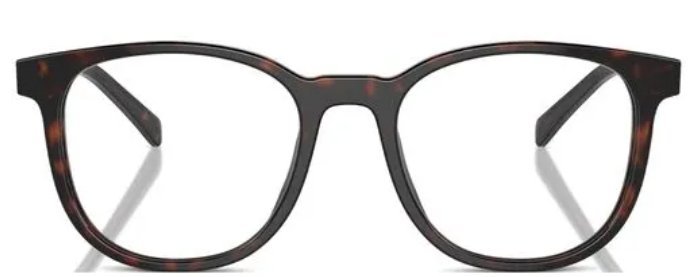 Óculos Receituário PRADA VPR A15 52-19 17N-1O1 (Acetato Marrom Tartaruga/Hastes com Detalhes Grafite)