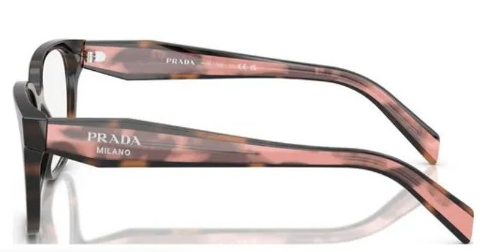 Óculos Receituário PRADA VPR 17Z 54-18 23A-1O1 (Acetato Tartaruga/Hastes Tartaruga e Rosê)