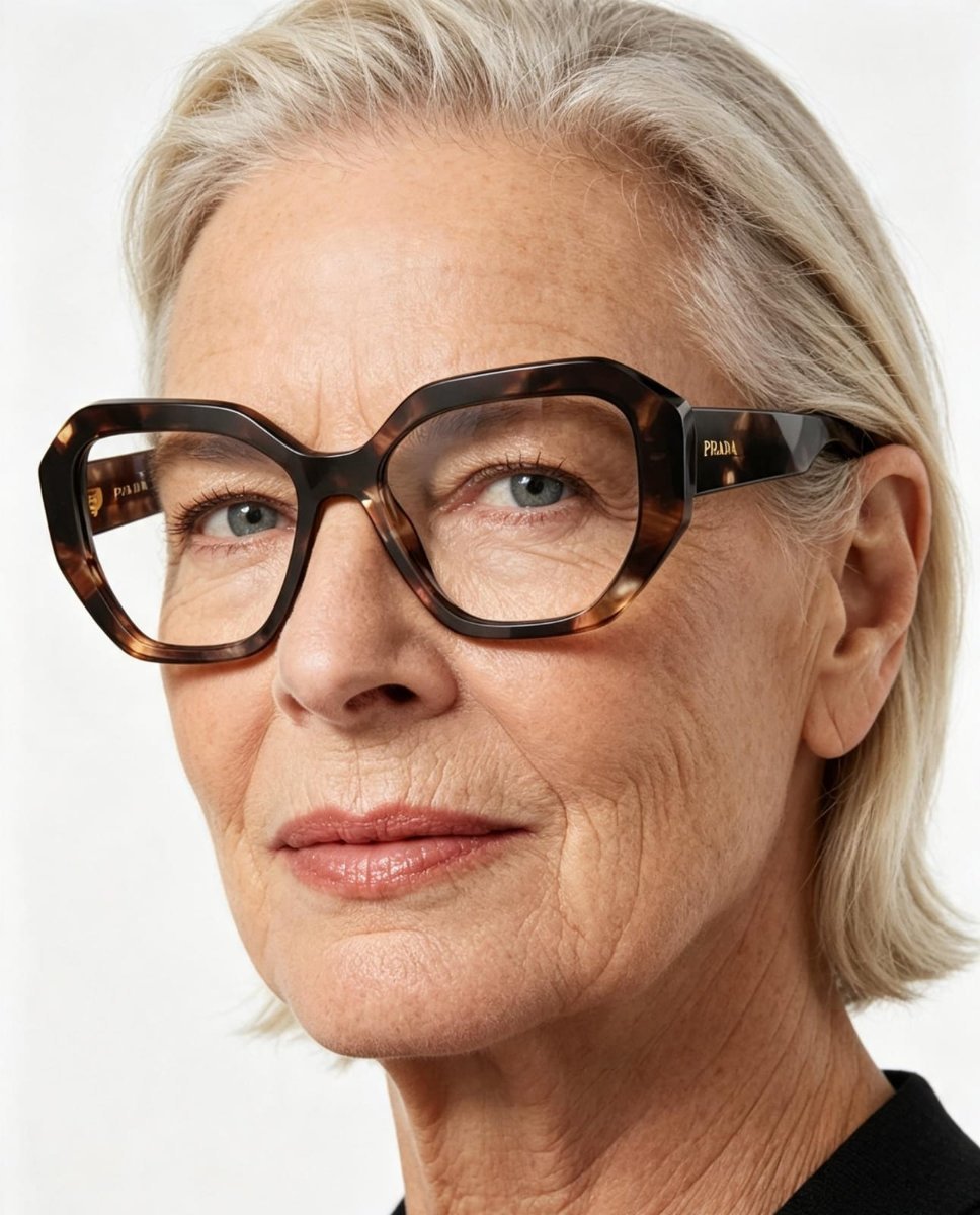 Óculos Receituário PRADA VPR A07 52-17 07R-1O1 (Acetato Mesclado Caramelo)