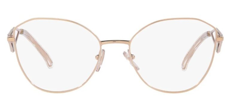 Óculos Receituário PRADA VPR 52Z 55-18 SVF-1O1 (Metal Dourado Rosê)