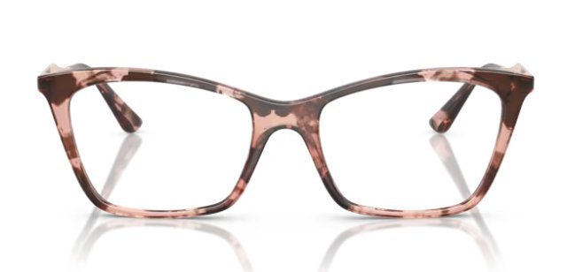 Óculos Receituário VOGUE VO 5624 53-17 3199 (Acetato Mesclado Rosê e Marrom/Hastes Metal Dourado)