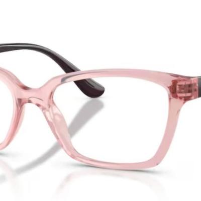 Óculos Receituário VOGUE VO 5722-L 53-16 2939 (Acetato Rosê Translúcido/Hastes Uva)