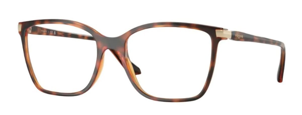 Óculos Receituário VOGUE VO 5654 53-17 W656 (Acetato Marrom Tartaruga)
