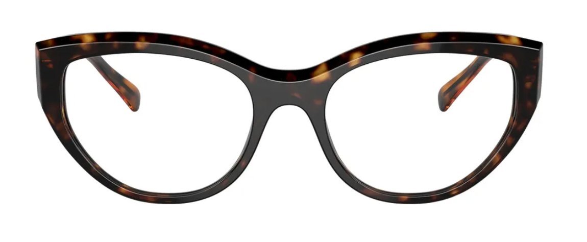 Óculos Receituário VOGUE VO 5560 53-18 W656 (Acetato Marrom Tartaruga/Hastes em Metal Marrom e Dourado)