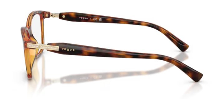 Óculos Receituário VOGUE VO 5680-B 54-17 W656 (Acetato Marrom Tartaruga)