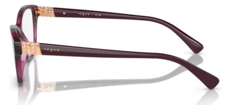 Óculos Receituário VOGUE VO 5516-B 53-16 2989 (Acetato Uva)