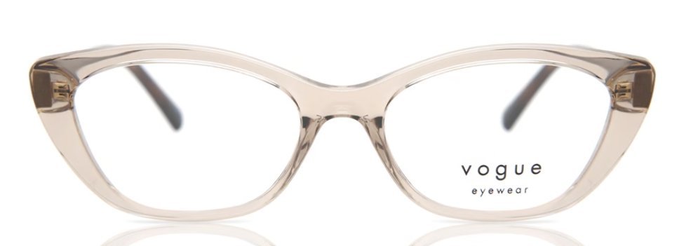 Óculos Receituário VOGUE VO 5425-B 54-17 2990 (Acetato Caramelo Translúcido/Hastes Acetato Marrom Tartaruga)
