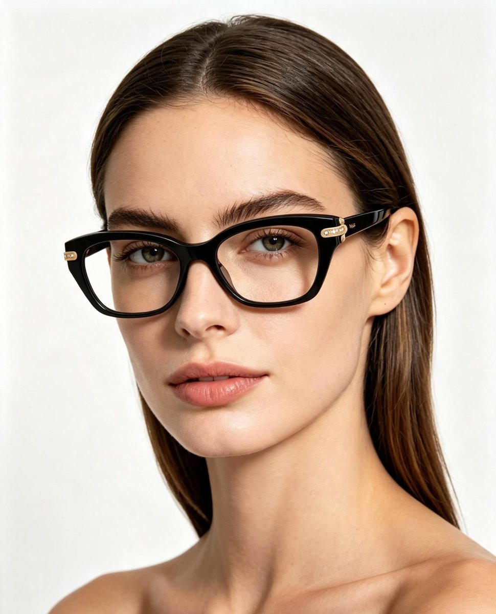 Óculos Receituário VOGUE VO 5704B 54-17 W44 (Acetato Preto Brilhante) 2940 (Acetato Marrom Translúcido) 3286 (Acetato Vinho Transparente) - 