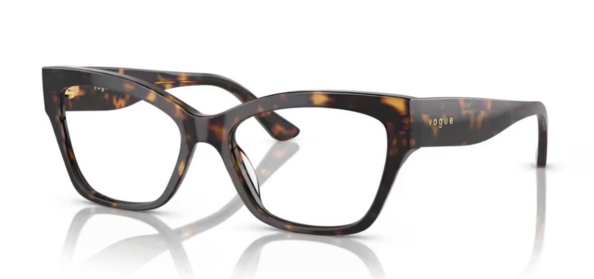 Óculos Receituário VOGUE VO 5523 54-17 W656 (Acetato Marrom Tartaruga)