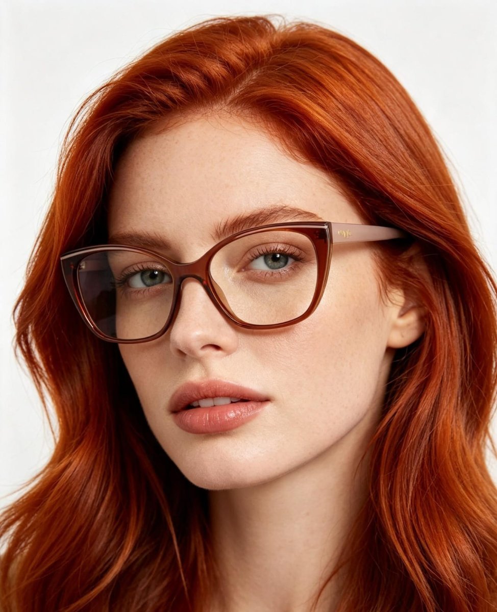 Óculos Receituário VOGUE VO 5590-L 55-16 2949 (Acetato Marrom Escuro Translúcido)